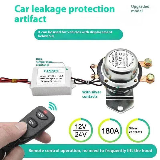 Automotive Leakage Electromagnetic Leakage Circuit Breaker Intelligent Power Supply Remote Control - Velora