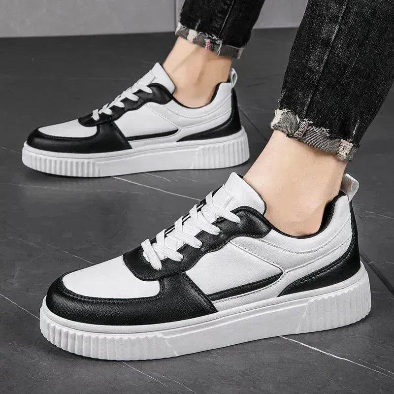 Autumn New Breathable White Shoes For Students Trendy All-Match Platform Sports Casual sneakers for men - Velora