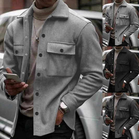 Men's Casual And Fashionable Slim Fit Jacket - Velora