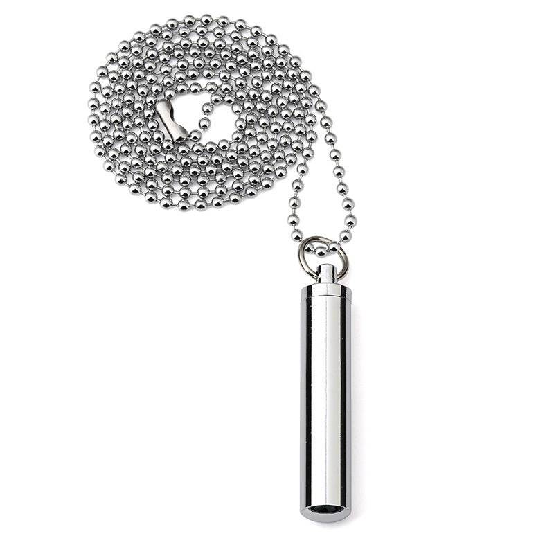 Silver Ball Chain Pendant Necklace for men - Velora