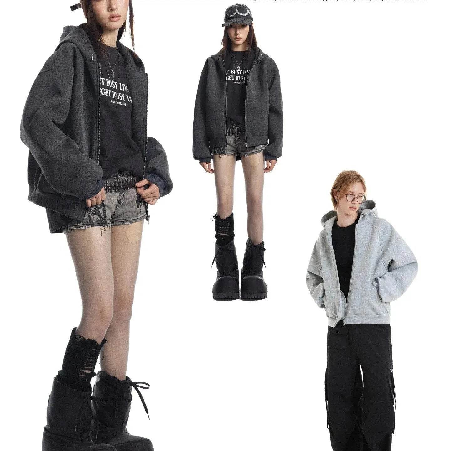 High School Teens Zip up Hoodie Sweater For Men And Women - Velora