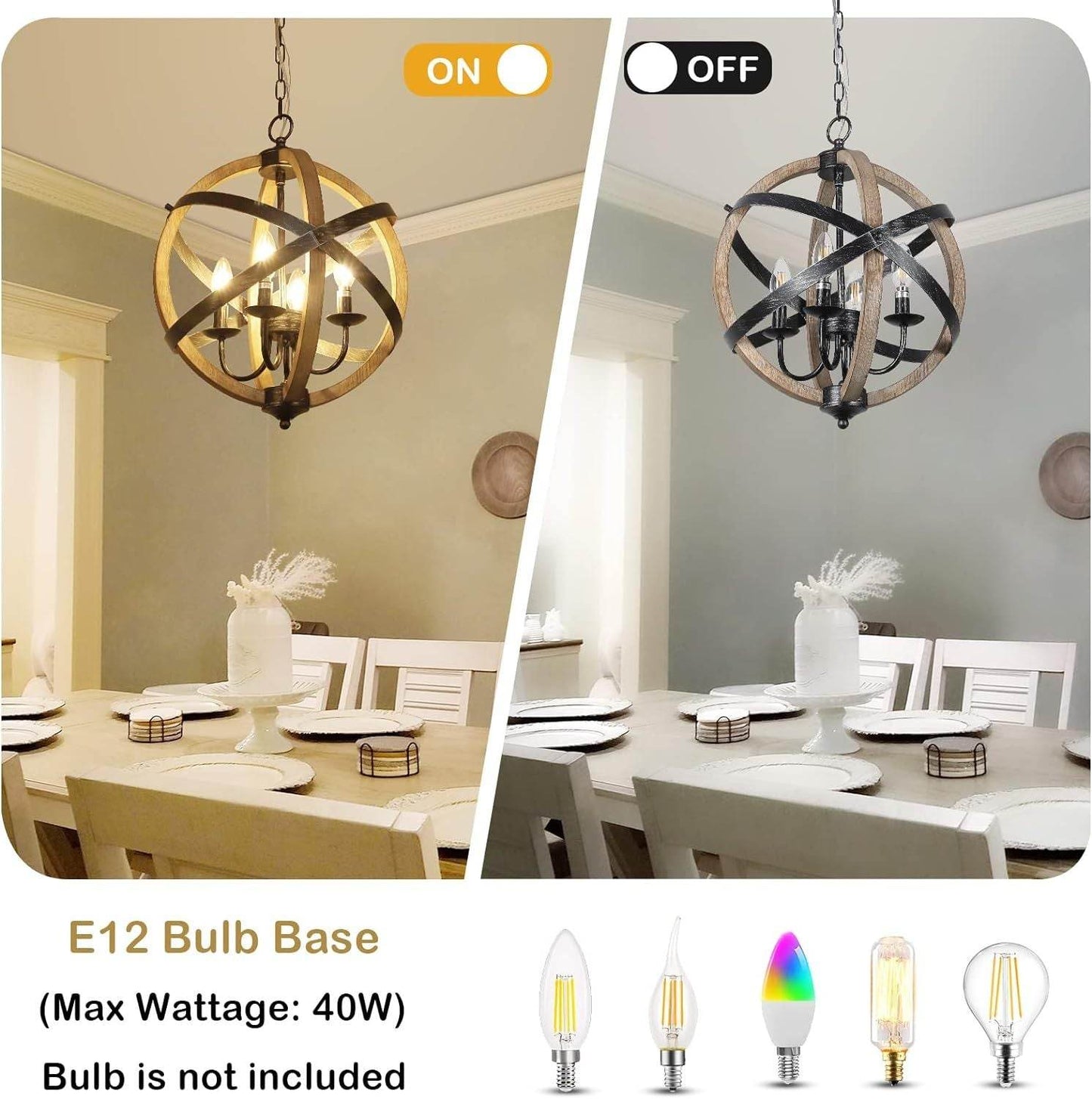 4 Lamps Restaurant Lamps Are Height Adjustable - Velora