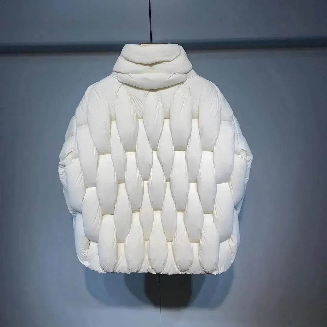 Men's Winter Cotton Thick Warm Puffer Jacket Street Hip pop style - Velora