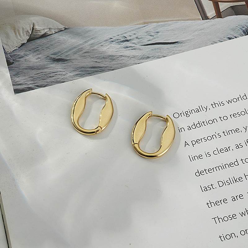 Female Zircon Drop Retro Light Luxury Earrings - Velora
