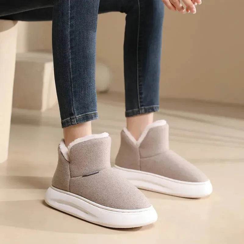 Winter Cotton Slippers Thick Casual Thick - Velora