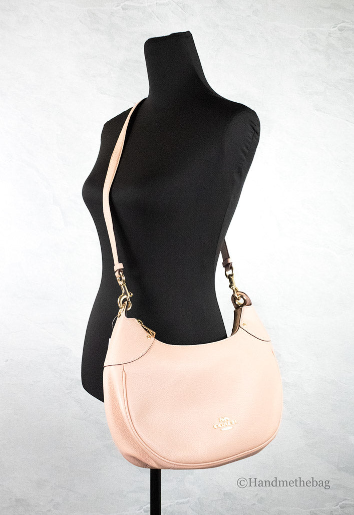 Coach Mara Pebbled Leather Versatile Crossbody Hobo
