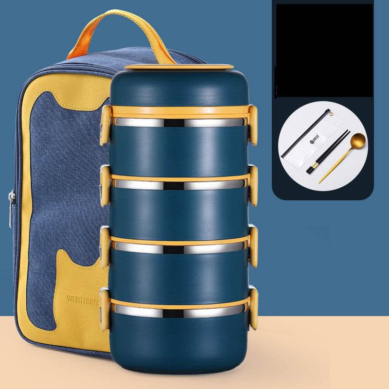 304 Stainless Steel Multi-layer Thermal insulated lunch container - Velora