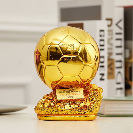 Football Ballon D'Or Resin Cup Model