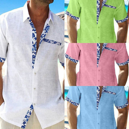 Men's Summer Vacation Seaside Casual Shirts - Velora