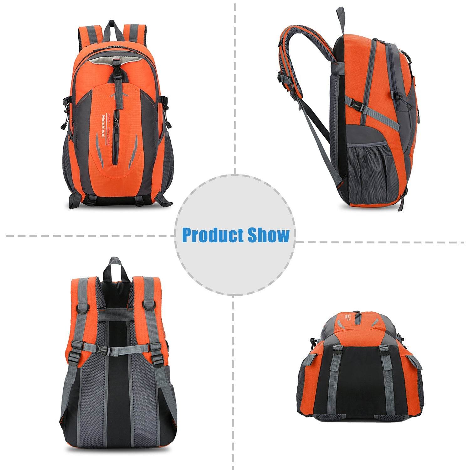 36L Outdoor Backpack Waterproof Daypack Travel Knapsack - Velora