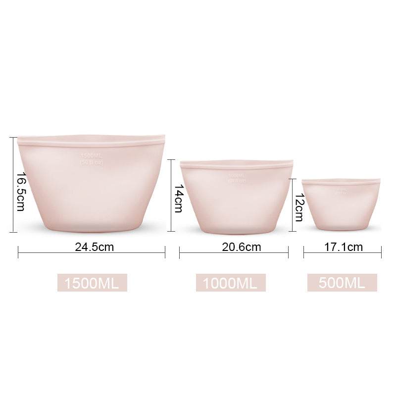 Silicone Food Storage Bag reusable freezer bags - Velora