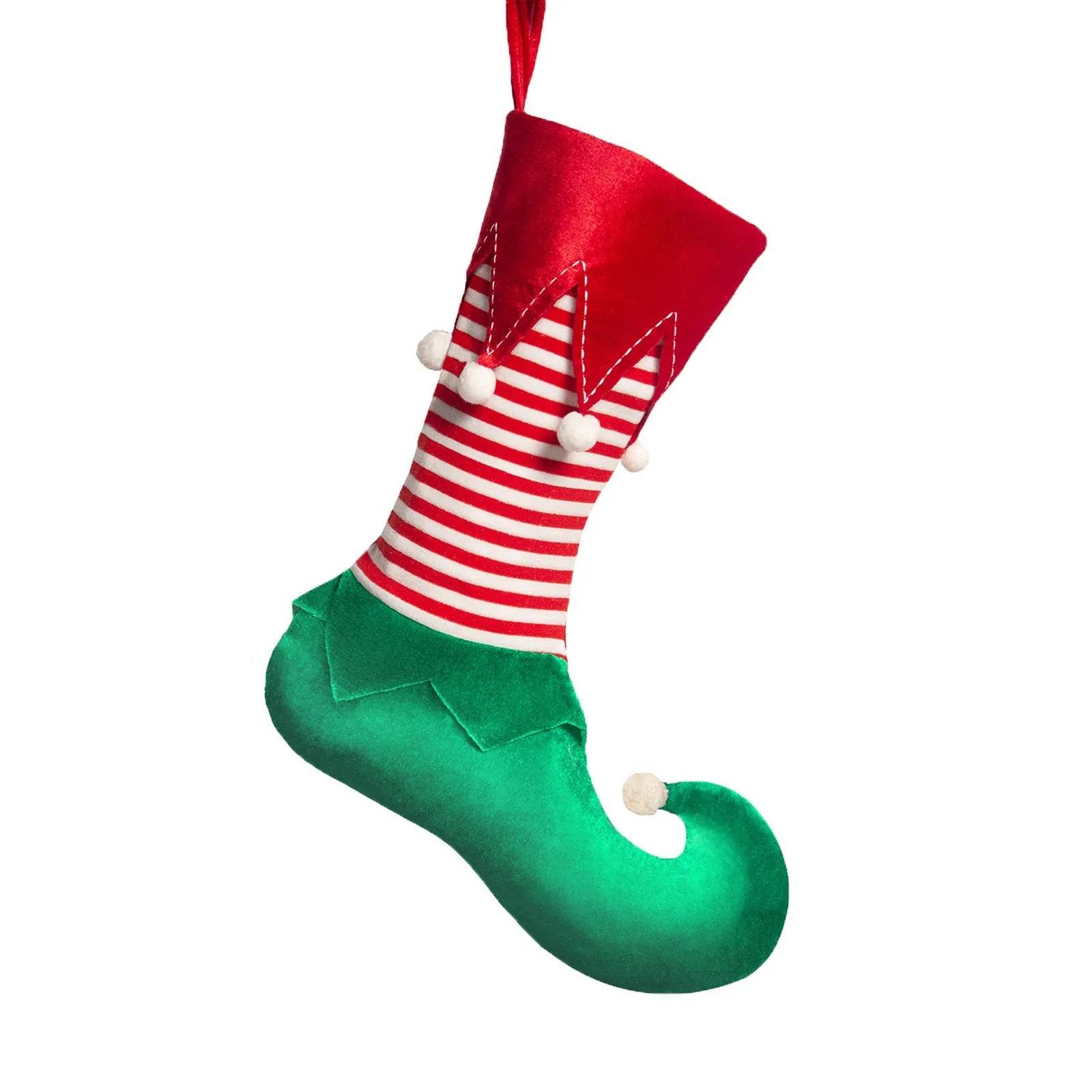 Christmas Decorations Elf Christmas Stockings Gift Bag - Velora