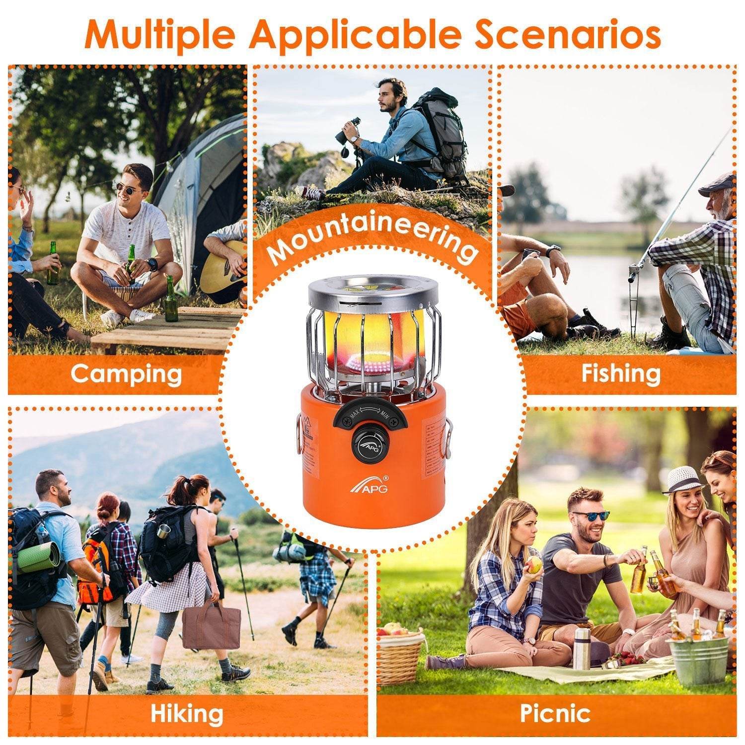 Portable Hiking Camping Outdoor Cooking Gas stove - Velora