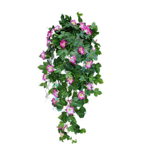 Simulation Plant Morning Glory Ratten For Wall Hanging Decoration Garlands - Velora