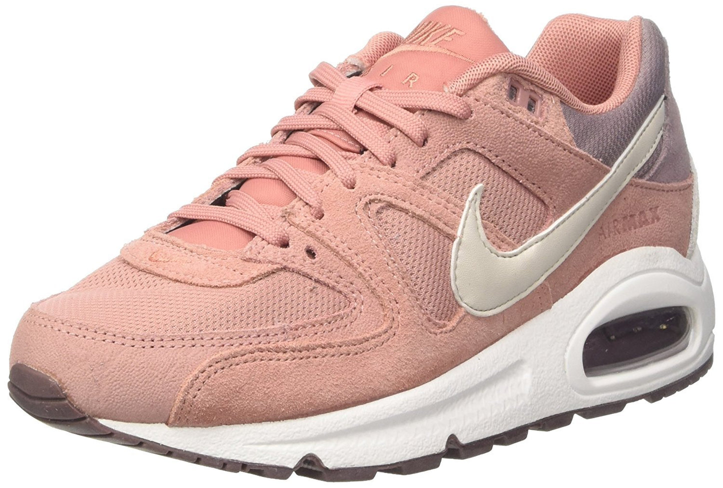 Nike womens Air Max Command Sneakers Pink Reb Stardust Light Bone Taupe Grey White 600 7.5