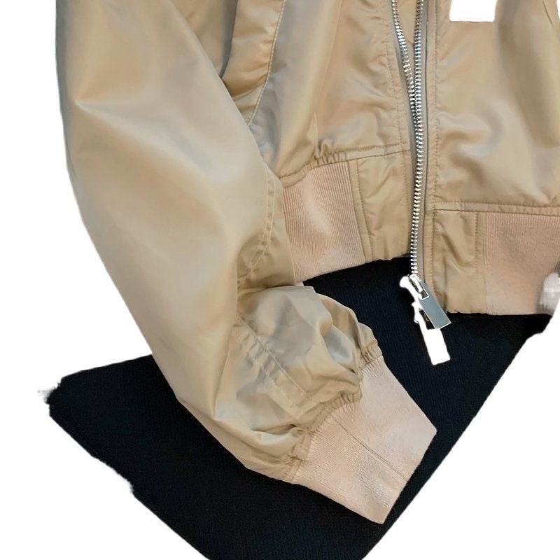 American Retro Bomber Jacket Baseball Uniform - Velora