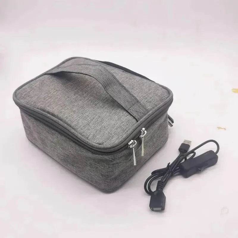 USB Heating Lunch Outdoor Bento Thermal Bag Convenient And Easy To Carry - Velora