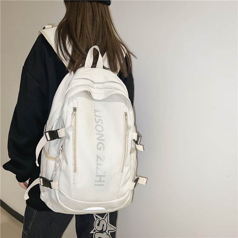 Simple Large Capacity Waterproof High School Backpack for Teens - Velora