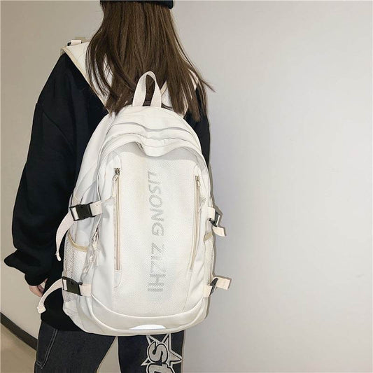 Simple Large Capacity Waterproof High School Backpack for Teens - Velora