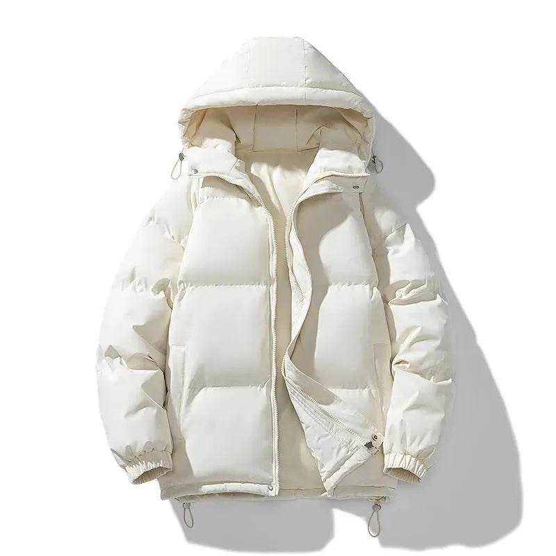 Men's Hoodie Padded Coat Thickened Cotton-padded Clothes Loose Casual Cotton-padded Jacket - Velora