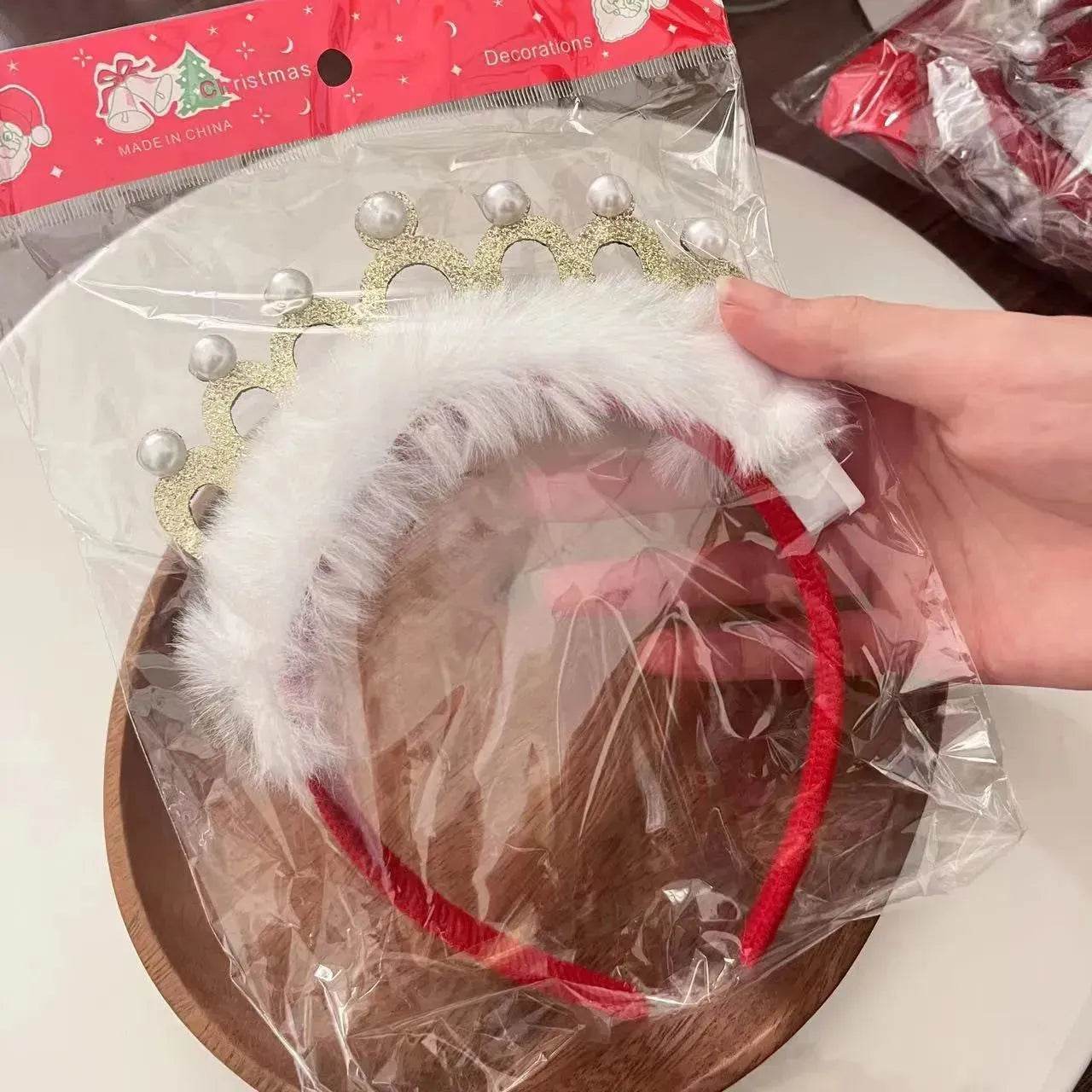 Christmas With Light Headband Snowflake Women's - Velora