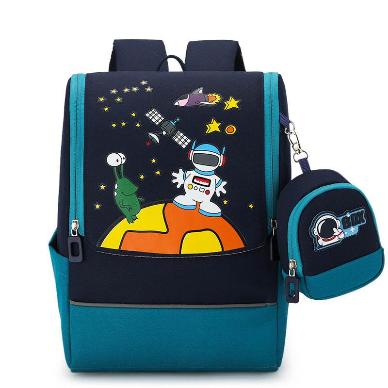 Primary School Children Cute Cartoon Backpack Kids Back support School Bag - Velora