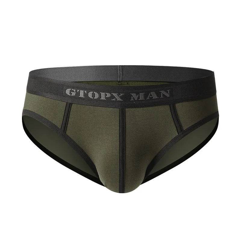 Otopx Thread Cotton Single-layer Elastic Briefs Pant underwear men - Velora