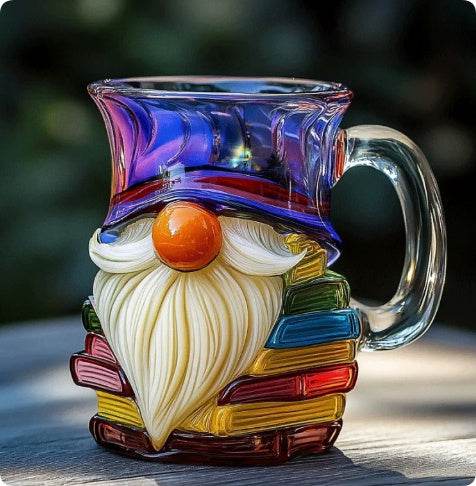 Painted Book Coffee Cup Unique Book Stacking Coffee Cup - Velora