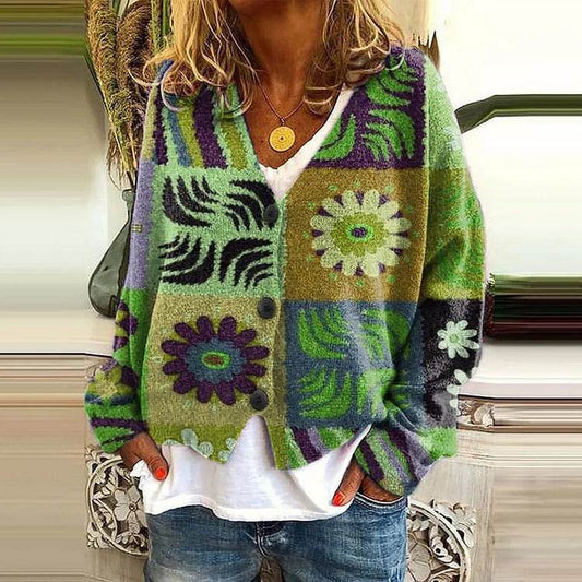 Printed Women's Sweater - Velora