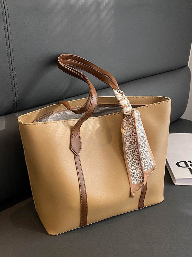 New And Simple Tote Bag Large Capacity Casual Versatile Bucket Fashion Shoulder Large-capacity Crossbody Bag - Velora