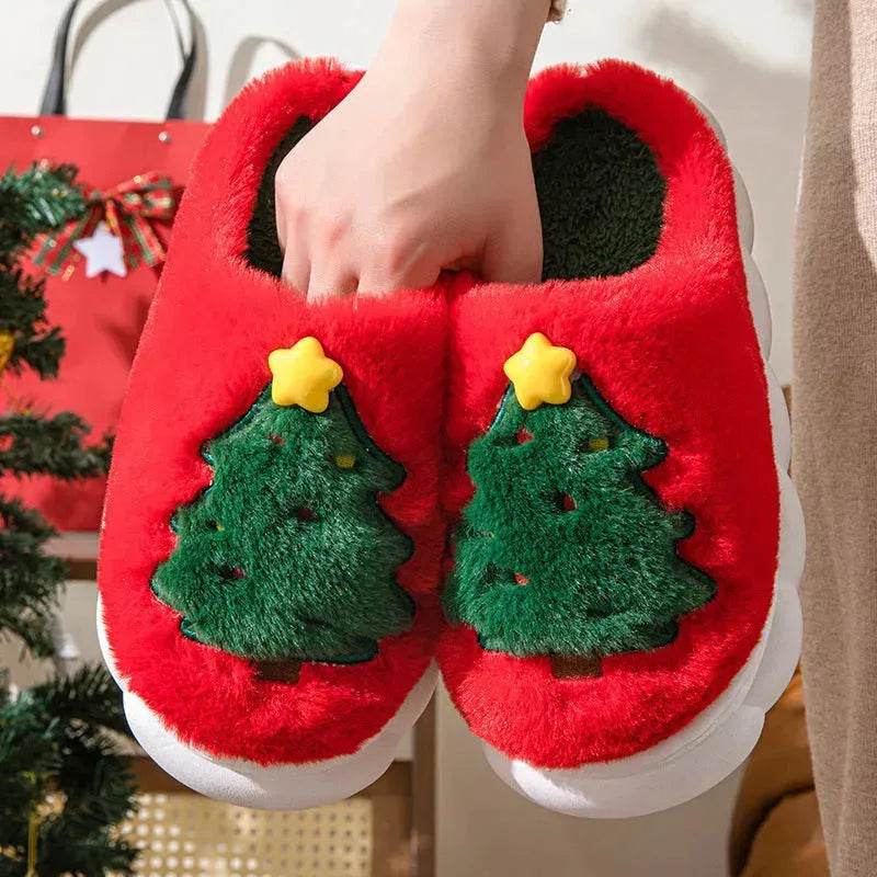 Christmas Tree Women's Home Slippers - Velora