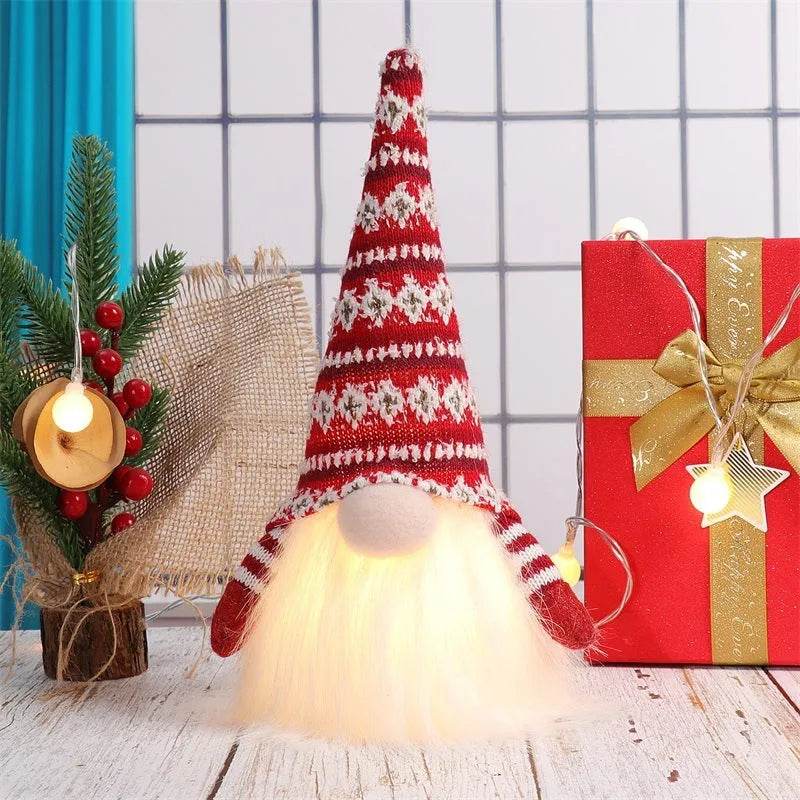 Christmas Decoration Luminous Figurine Doll Ornaments - Velora