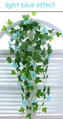 Simulation Plant Morning Glory Ratten For Wall Hanging Decoration Garlands - Velora