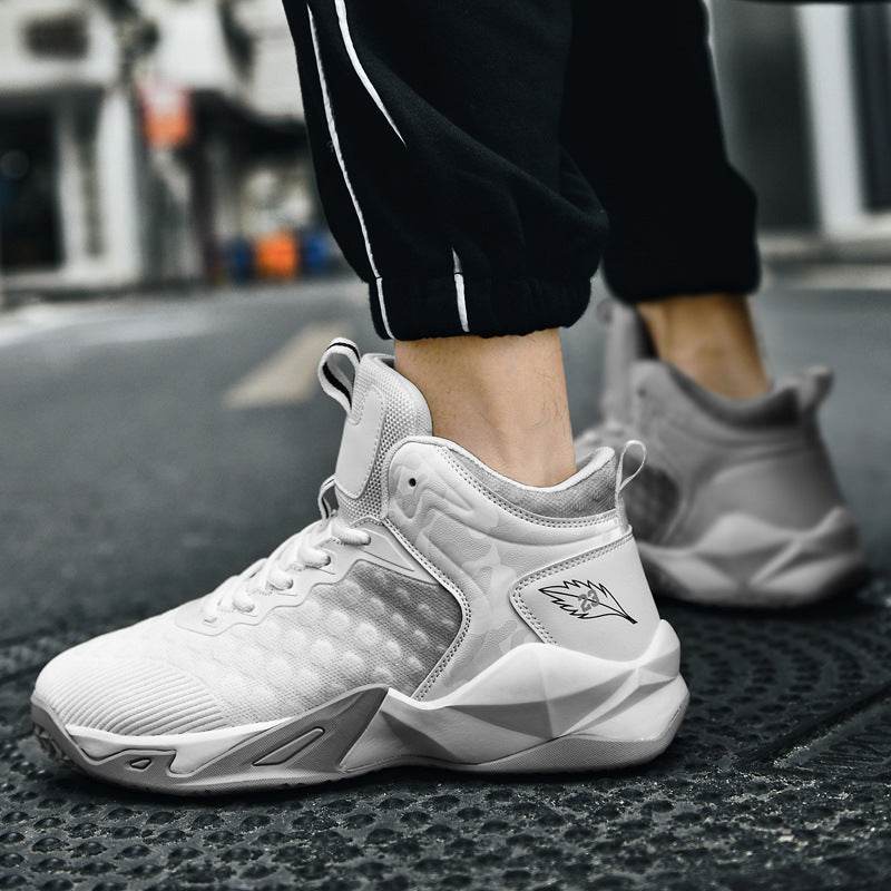 Men's Mid-Top Gradient Mesh Breathable Sneakers - Velora