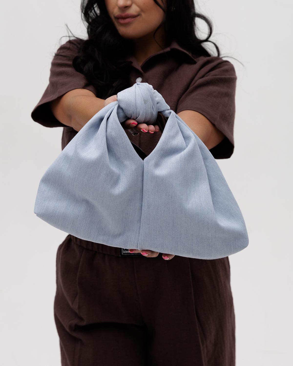 Sac à main - Noeud jeans recyclé