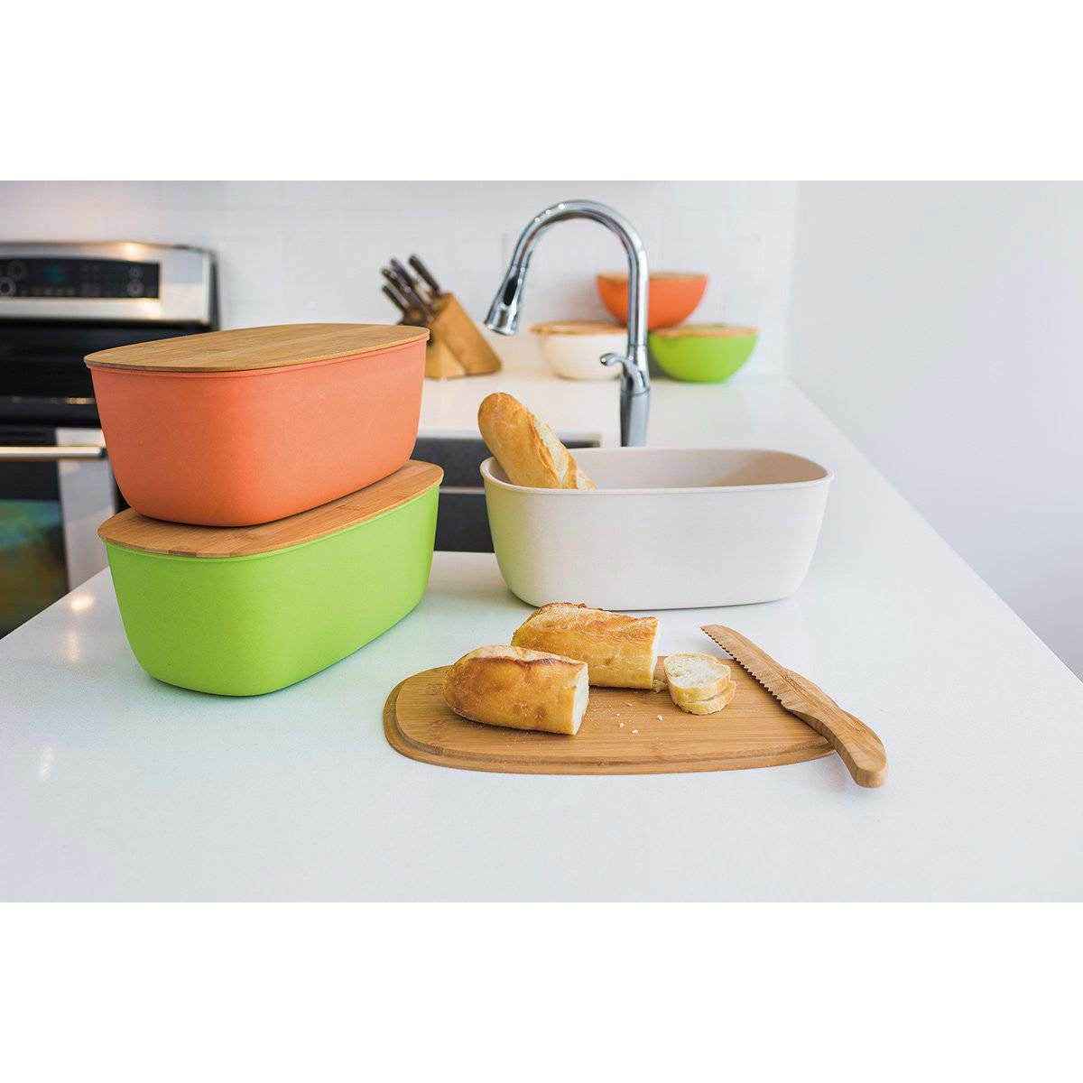 Peterson Housewares Bamboo Bread Bin with Lid - Velora Luxury Fashion