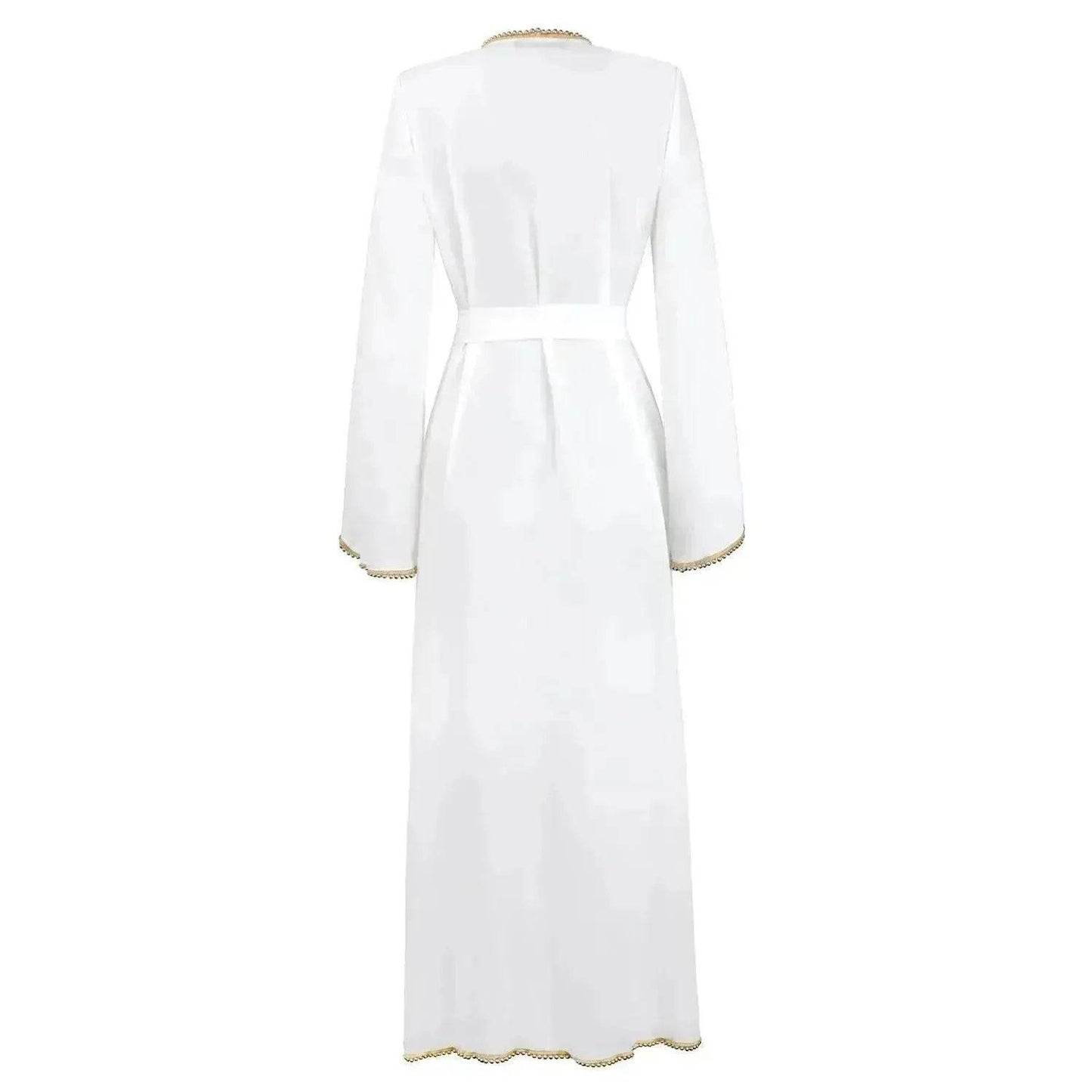 Bandage cardigan robe Arab dress - Velora