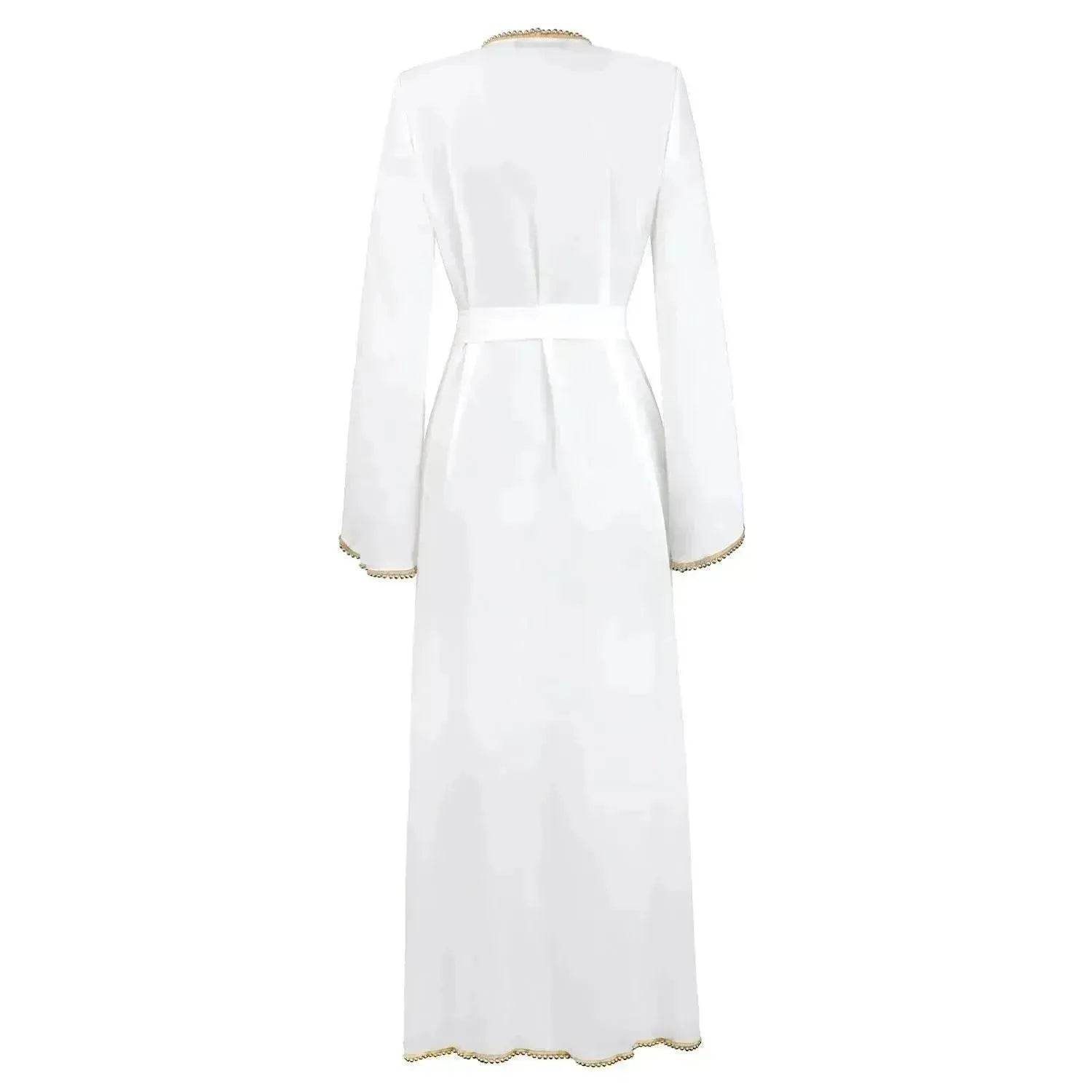 Bandage cardigan robe Arab dress - Velora