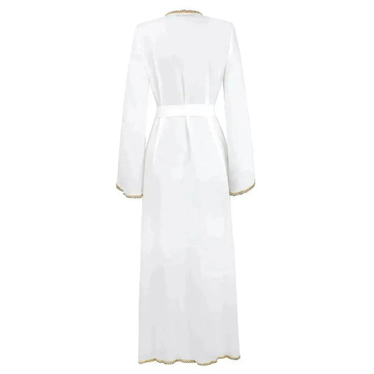 Bandage cardigan robe Arab dress - Velora