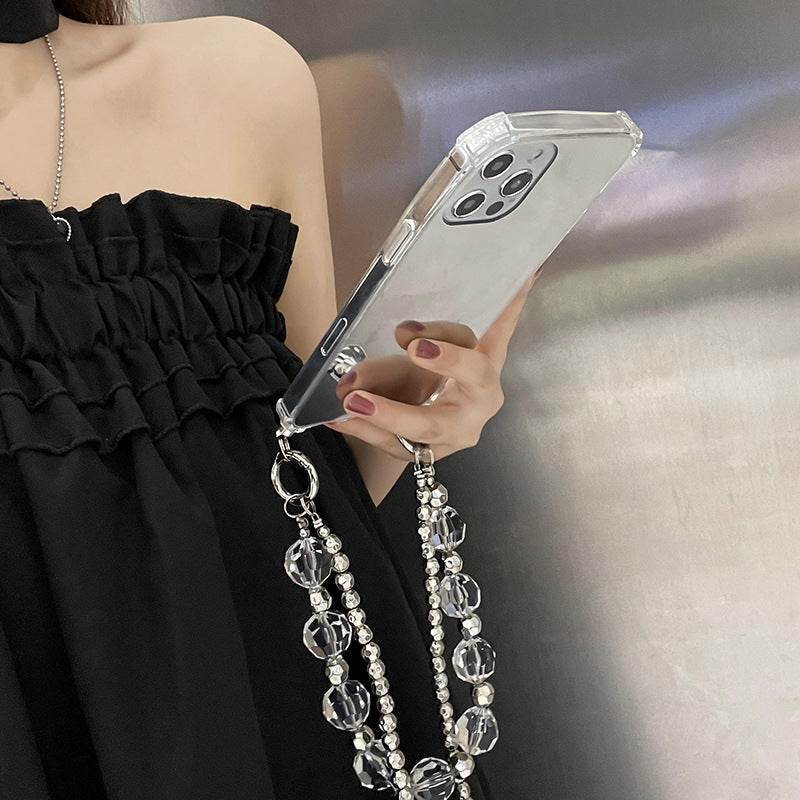 Luxury women wristband iphone case Makeup mirror phone case - Velora