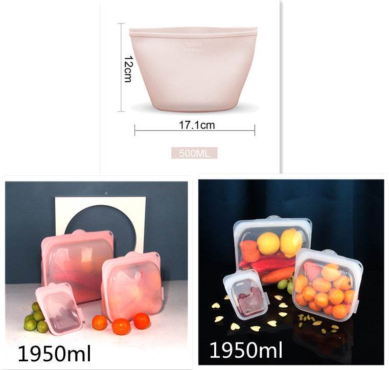 Silicone Food Storage Bag reusable freezer bags - Velora