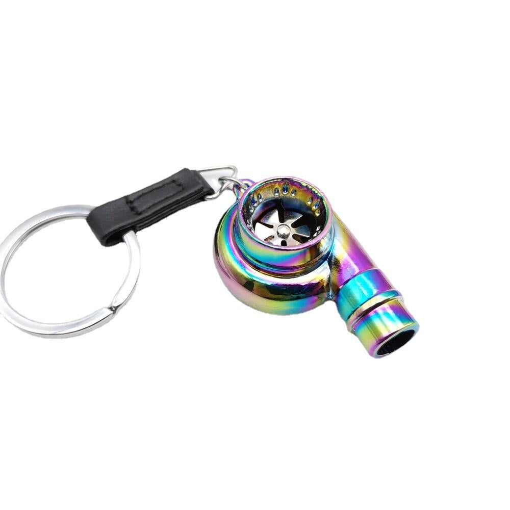 Car Turbo Whistle Modeling Simulation Alloy Metal Keychains