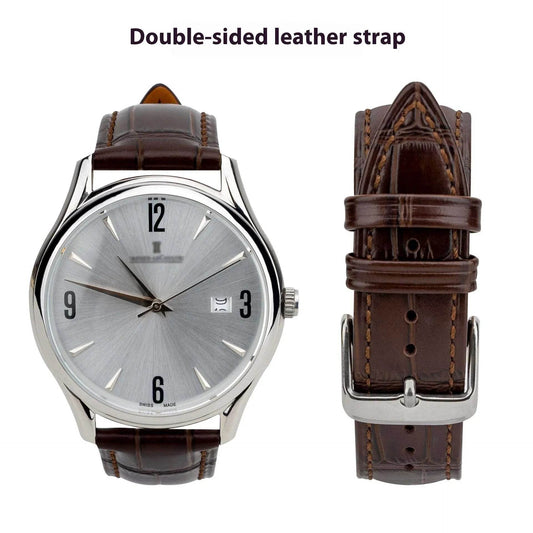 Bamboo Pattern Cow Leather Watch Strap Unisex - Velora