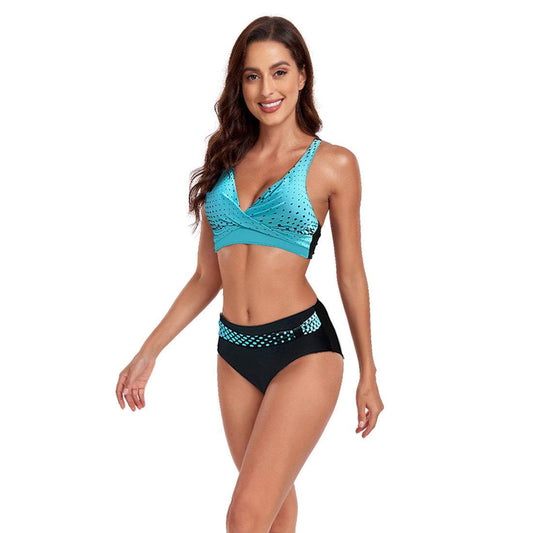 New Beach Split Swimsuit Summer Lady Sexy Halter Bikini - Velora