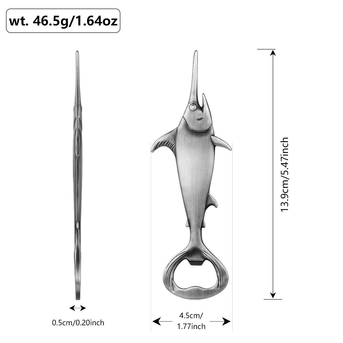 Creative Swordfish Handle Metal Beer Bottle Openers Kitchen Bar Accessories Tools Beer Gifts Beer Openors Kitchen Gadgets - Velora