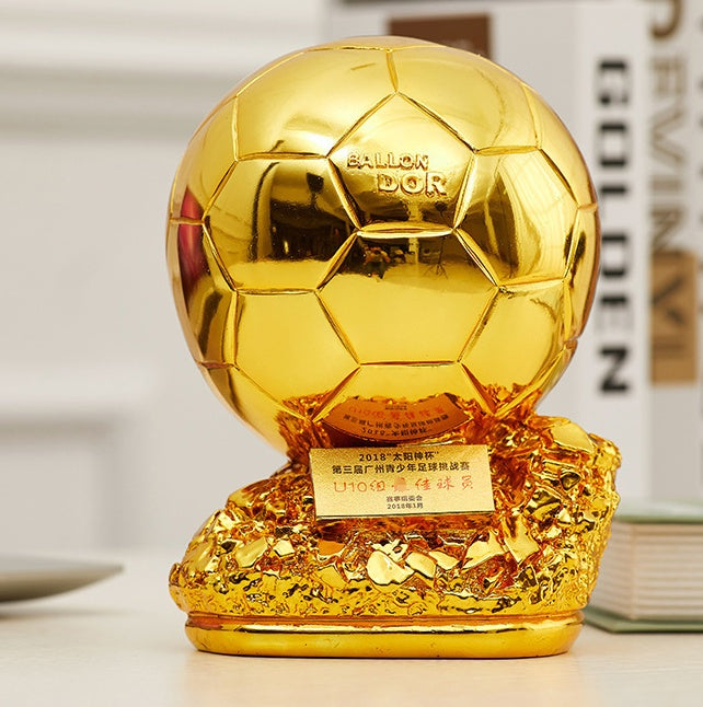 Football Ballon D'Or Resin Cup Model