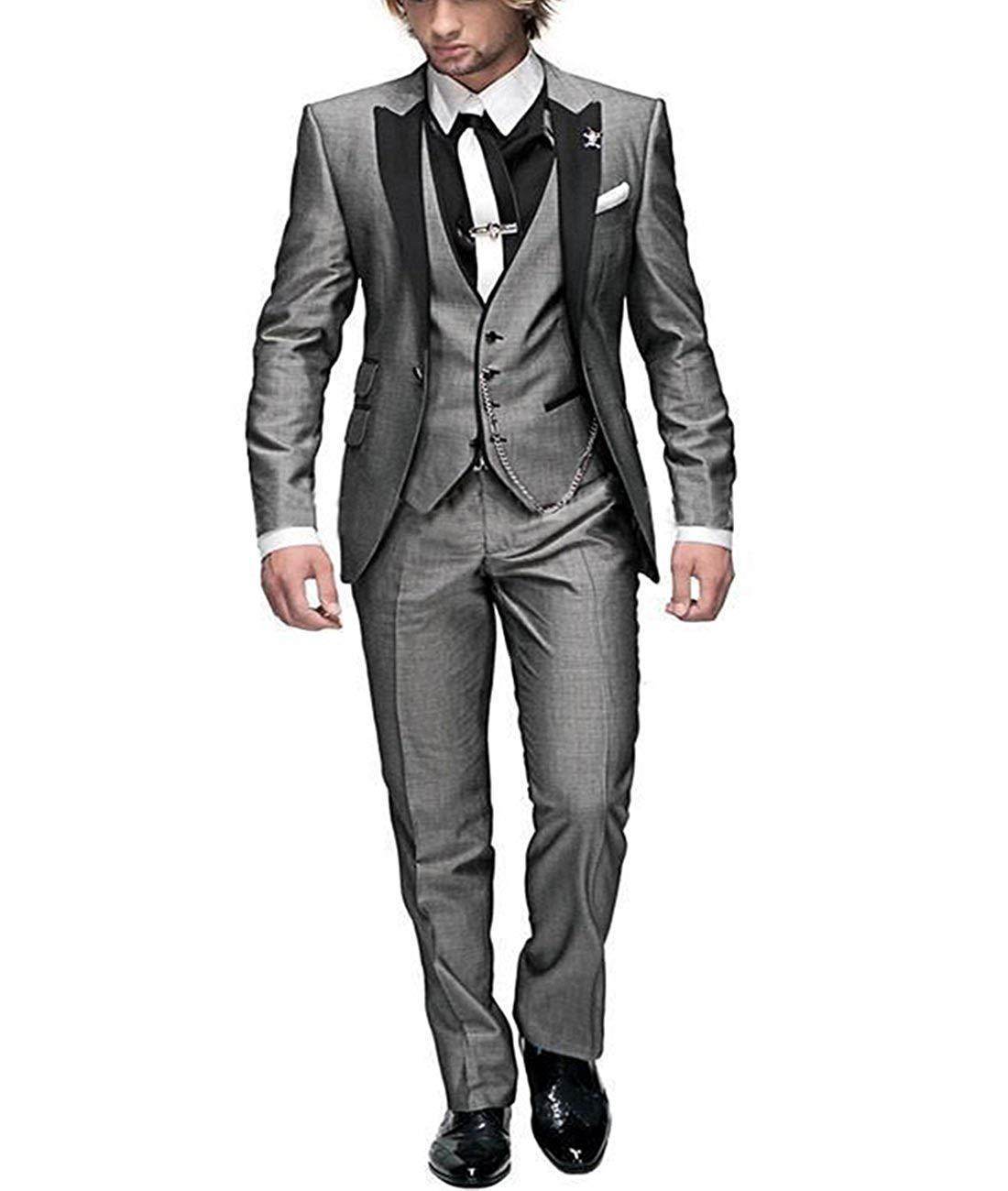 Men's Three-piece Suit Bridegroom Best Wedding Suit - Velora
