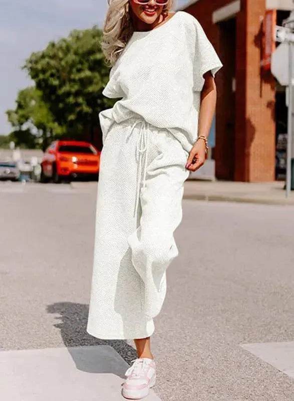 Coord fashion spring and summer 2 piece pant set women - Velora