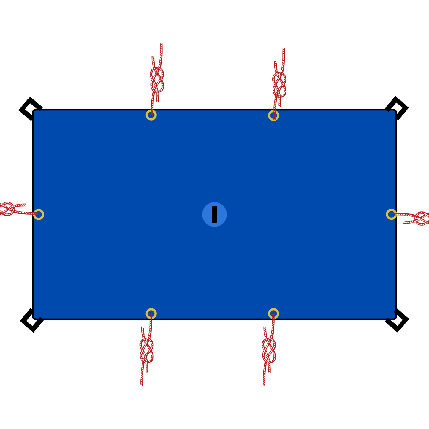 Europe Bound Universal Tarp (150 x 115in) - Velora