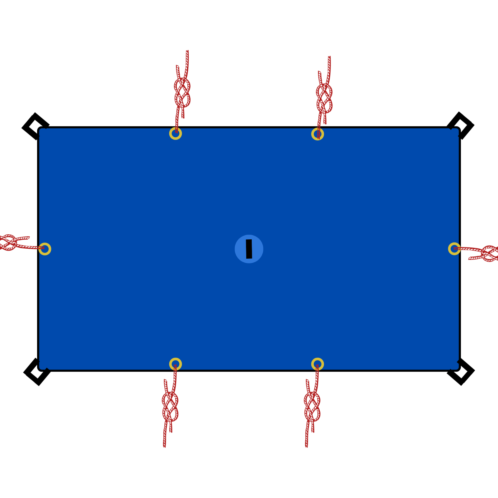 Europe Bound Universal Tarp (150 x 115in) - Velora